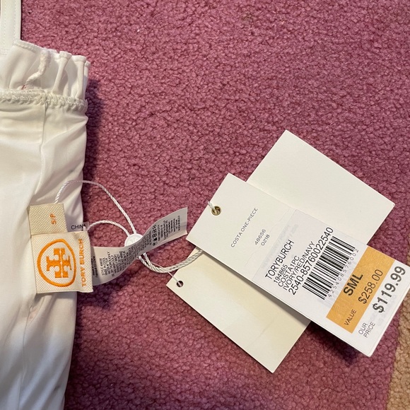 Brand new! tory burch costa pull on swimsuits/ Sml - Picture 4 of 11